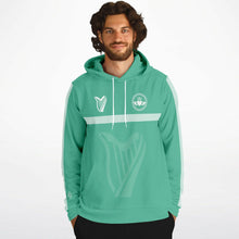 Load image into Gallery viewer, Green-White Claddagh Unisex Hoodie
