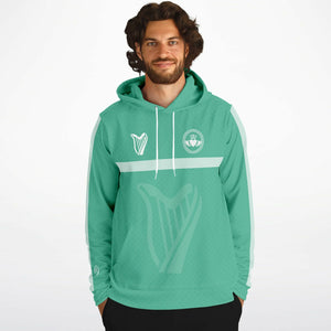 Green-White Claddagh Unisex Hoodie