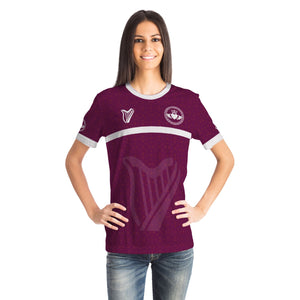 Maroon-White Claddagh Jersey