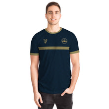 Load image into Gallery viewer, Navy-Gold Claddagh Unisex Jersey
