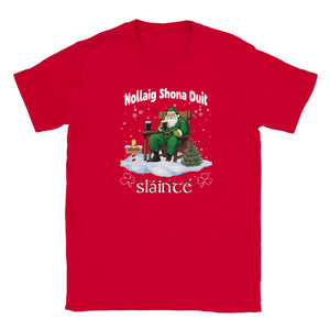 Sláinte Irish Merry Christmas T-shirt