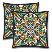 Load image into Gallery viewer, Irish Celtic Artwork Pillow Cases 18&quot;x 18&quot;
