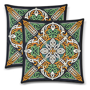 Irish Celtic Artwork Pillow Cases 18"x 18"