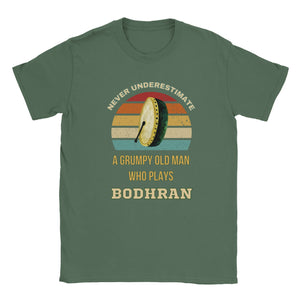 Grumpy Old Man Bodhran T-shirt