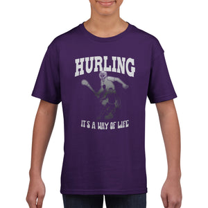 Hurling It's A Way Of Life Kids T-shirt