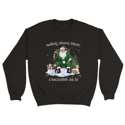 Tiocfaidh ár lá Christmas Greeting Sweatshirt - Urban Celt