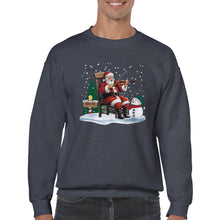 Load image into Gallery viewer, Santa Playing Fiddle Unisex Sweatshirt
