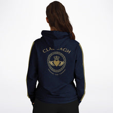 Load image into Gallery viewer, Navy-Gold Claddagh Unisex Hoodie
