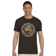 Load image into Gallery viewer, Celtic Wolf Unisex Crewneck T-shirt - Urban Celt
