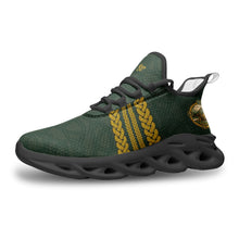 Load image into Gallery viewer, Kerry Dark Green-Gold Trainers
