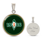 1916 Easter Lily Customizable Pendant Necklace