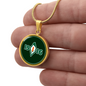 1916 Easter Lily Customizable Pendant Necklace