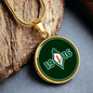 1916 Easter Lily Customizable Pendant Necklace