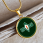 1916 Easter Lily Customizable Pendant Necklace