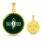 1916 Easter Lily Customizable Pendant Necklace
