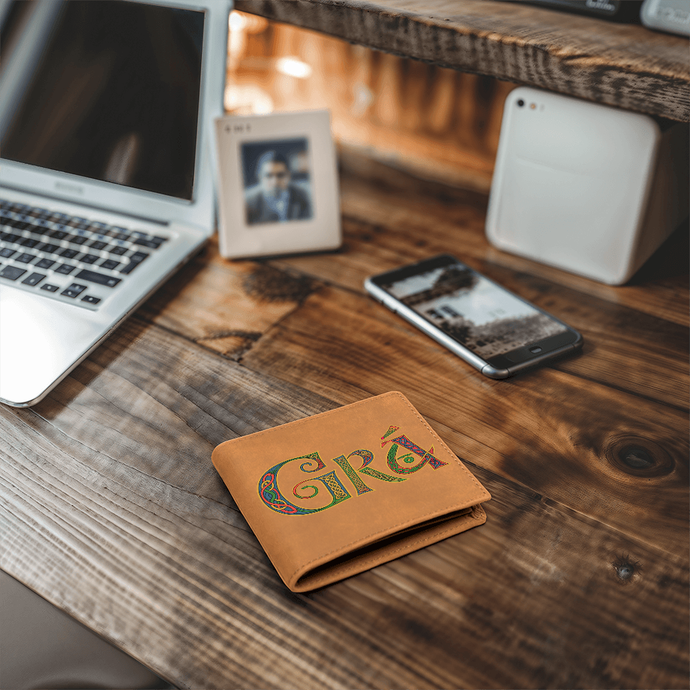 Grá - Irish Love Leather Wallet