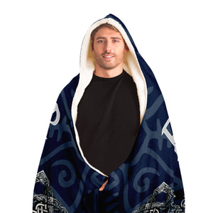 Fenrir Viking Wolf Hooded Blanket
