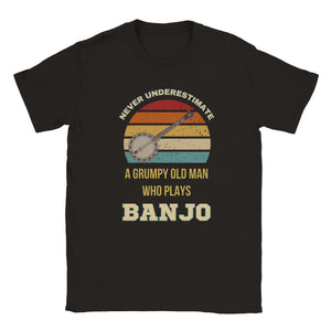 Grumpy Old Man Banjo T-shirt