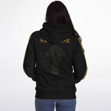 Load image into Gallery viewer, Irish Republic Black-Gold Edition Fleece Lined Hoodie
