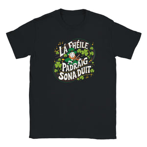 Happy St Patrick's Day As Gaeilge T-shirt - Urban Celt