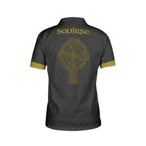 Saoirse Celtic Cross Polo Shirt