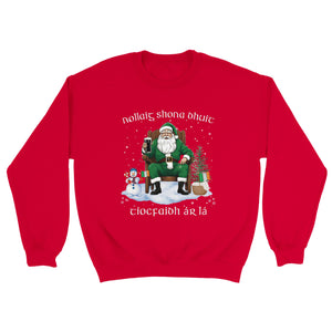 Tiocfaidh ár lá Christmas Greeting Sweatshirt