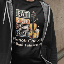 Load image into Gallery viewer, Fleadh Cheoil Belfast Fiddle Session T-shirt
