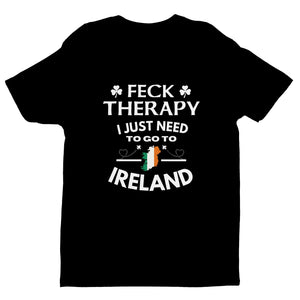 Feck Therapy, Ireland Travel T-shirt - Urban Celt