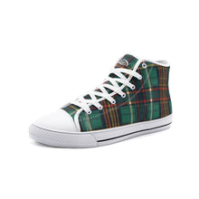 Load image into Gallery viewer, Highland Plaid High Top Canvas Shoes
