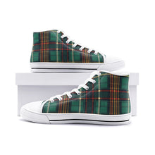 Load image into Gallery viewer, Highland Plaid High Top Canvas Shoes
