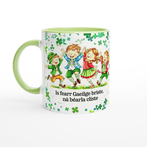 Is fearr Gaeilge briste, ná Béarla clíste 11oz Mug - Urban Celt