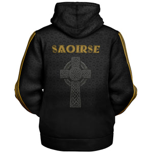 Irish Republic Black-Gold Edition Fleece Lined Hoodie