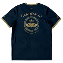 Load image into Gallery viewer, Navy-Gold Claddagh Unisex Jersey
