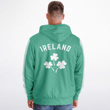 Load image into Gallery viewer, Harp &amp; Shamrock Fleece Lined Ziphoodie

