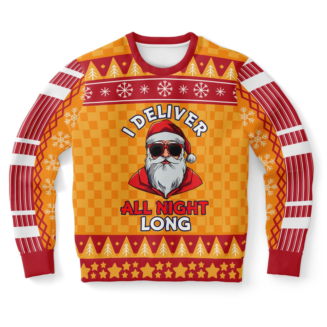 I Deliver All Night Long Christmas Sweatshirt