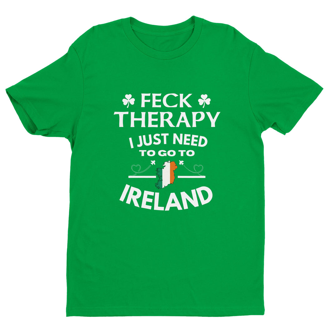 Feck Therapy, Ireland Travel T-shirt - Urban Celt