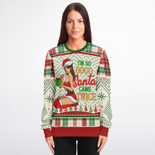 Load image into Gallery viewer, I’m So Good Santa Came Twice - Christmas Sweatwhirt - Urban Celt
