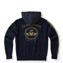 Load image into Gallery viewer, Navy-Gold Claddagh Unisex Hoodie
