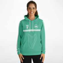 Load image into Gallery viewer, Green-White Claddagh Unisex Hoodie
