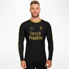 Load image into Gallery viewer, Irish Republic Black-Gold UV Rashguard
