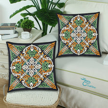 Load image into Gallery viewer, Irish Celtic Artwork Pillow Cases 18&quot;x 18&quot;
