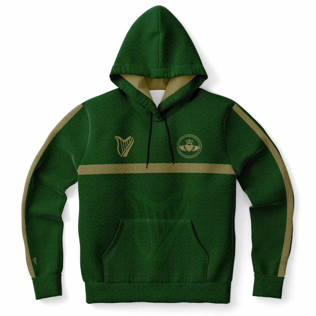 Eternal Claddagh Green-Gold Hoodie
