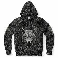 Load image into Gallery viewer, Fenrir Viking Wolf Hoodie
