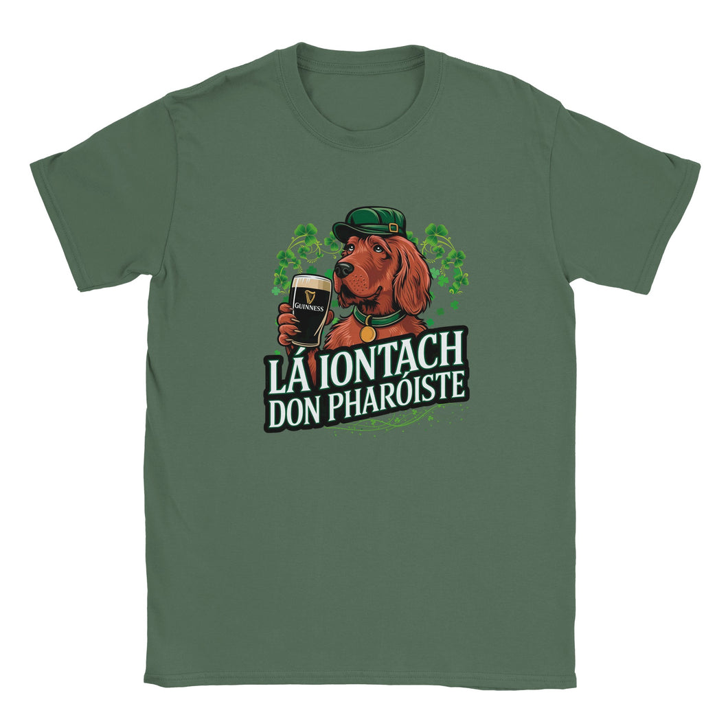 Great Day for the Parish As Gaeilge T-shirt - Urban Celt