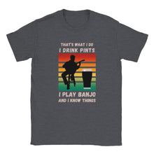 Load image into Gallery viewer, Banjo and Pints Sunset T-shirt
