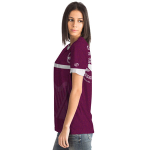 Maroon-White Claddagh Jersey