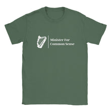 Load image into Gallery viewer, Minister for Common Sense T-shirt
