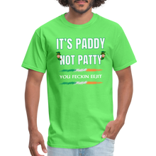 Load image into Gallery viewer, PADDY NOT PADDY FECKIN EEJIT SPOD T-Shirt - kiwi
