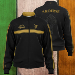 Irish Republic Black-Gold Edition Track Top