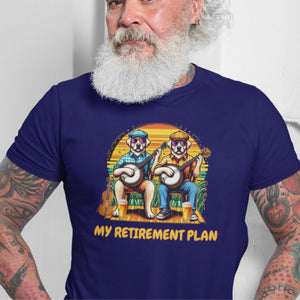 Banjo Retiremant Plan T-shirt - Urban Celt